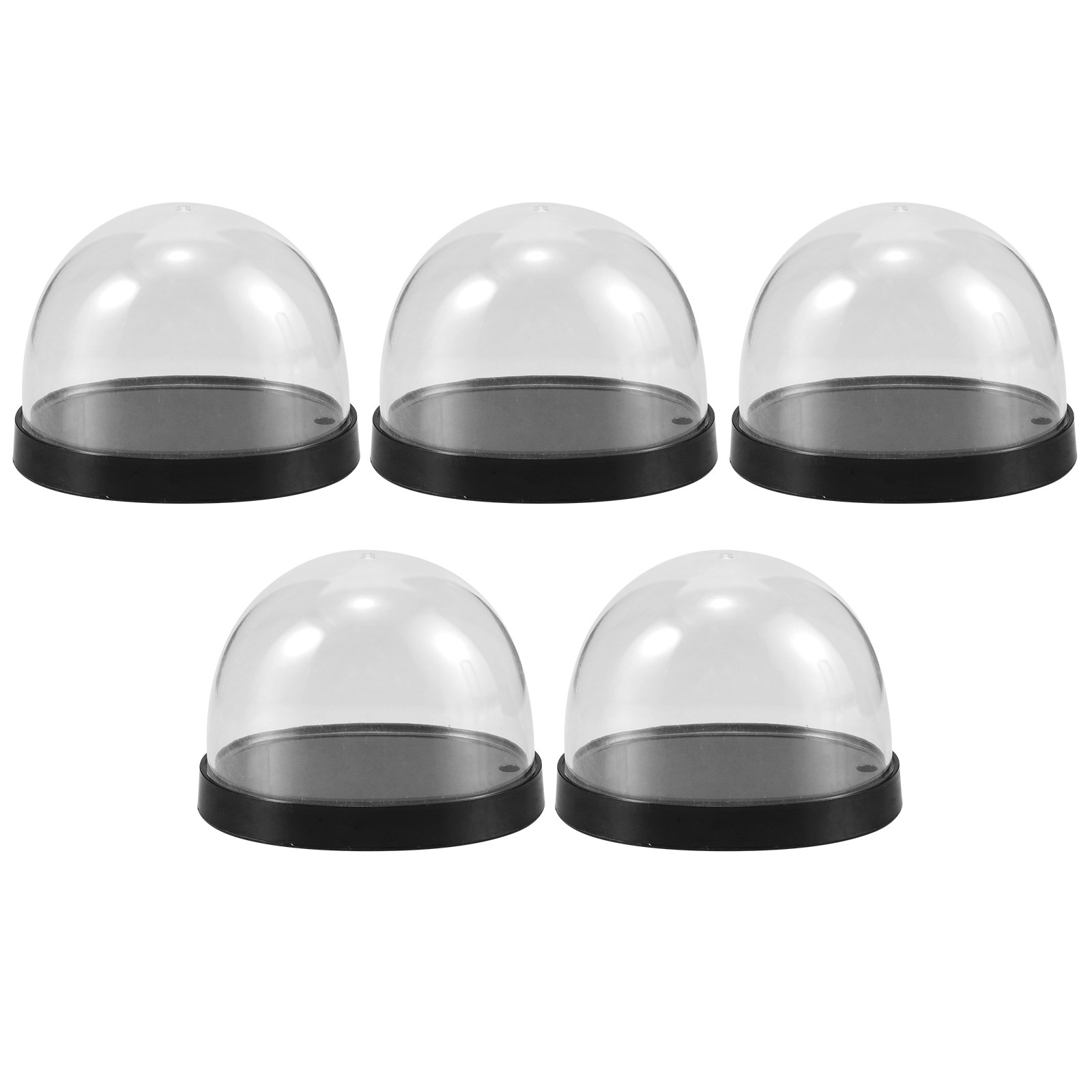 5セット 透明プラスチック製 クローシュドーム 花のディスプ - Plastic Dome Clear のレビューと価格
