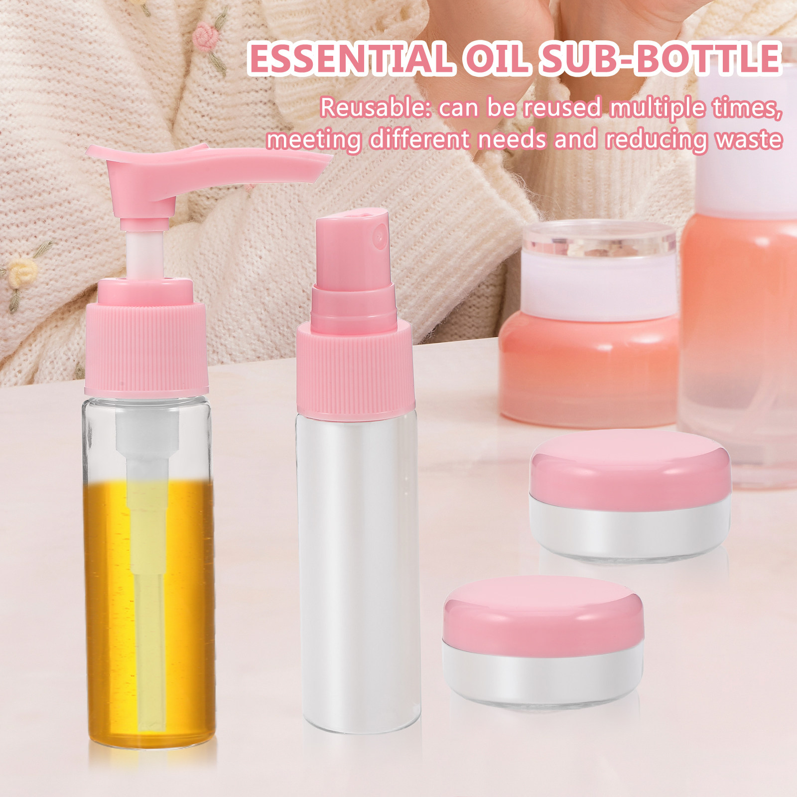 1セット コンパクトトラベルボトルセット 再利用可能な細かい - Misting Bottle Fine のレビューと価格